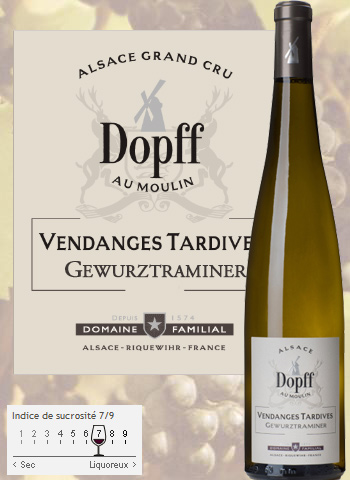 Gewurztraminer Vendanges Tardives Dopff au Moulin 2015