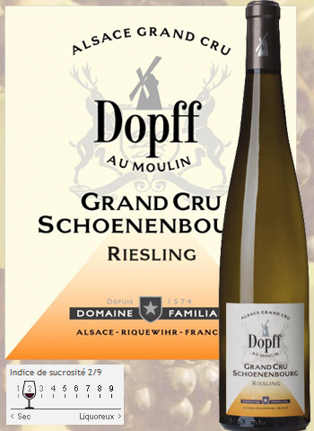 Riesling Grand Cru Schoenenbourg de Riquewihr 2014 Dopff au Moulin