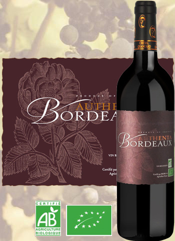 Authenta Bordeaux Rouge Bio 2016 Cheval Quancard