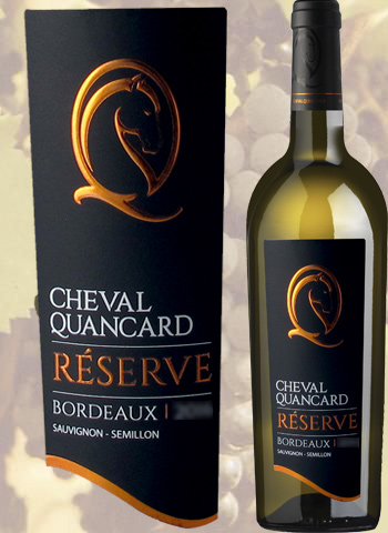 Cheval Quancard Réserve Blanc 2017 Bordeaux