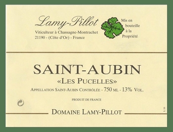 Saint-Aubin Les Pucelles 2017 Magnum Lamy-Pillot