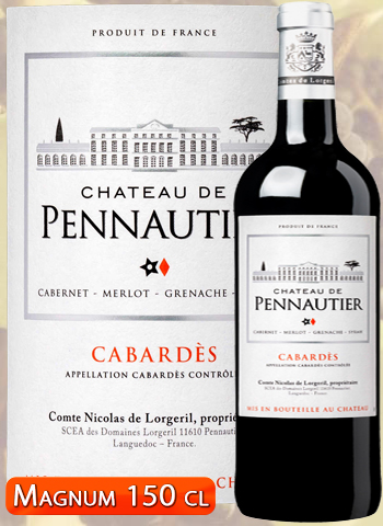 Château de Pennautier Rouge 2016 Magnum Cabardès Lorgeril
