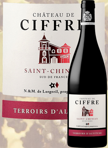 Château de Ciffre Terroirs d'Altitude 2014 Saint-Chinian Lorgeril