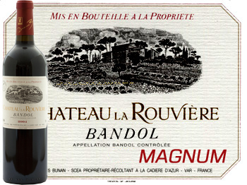 Château la Rouvière Rouge Magnum 2014 Bandol Bio Bunan