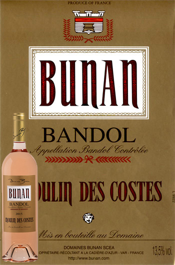 Moulin des Costes Rosé 2017 Magnum Bunan